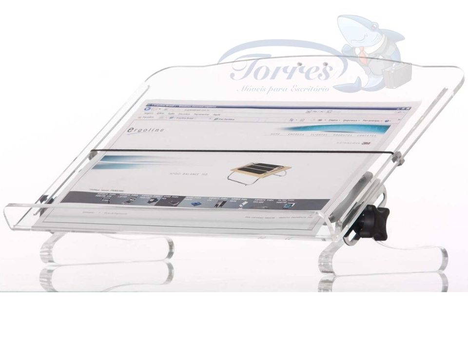 Suporte para texto em acrílico modelo TOR560