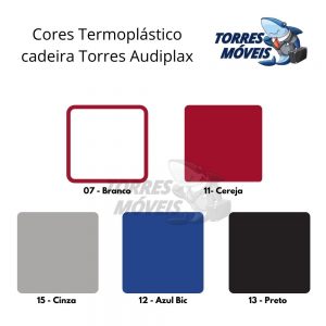 Cores Termoplastico Linha Torres Audiplax