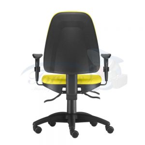 Cadeira Presidente base giratória com braço regulável