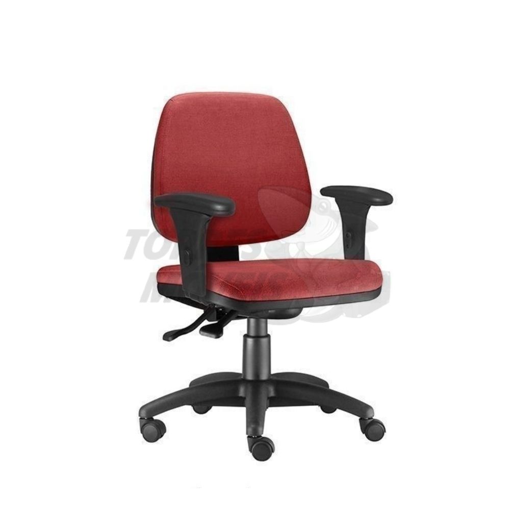 cadeira JOB baixa braços com regulagem