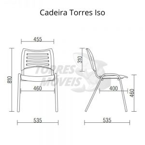 medidas cadeira Torres Iso