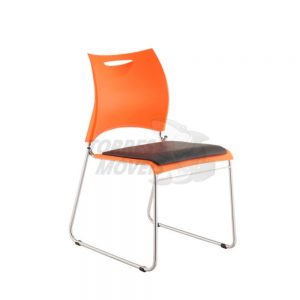 Cadeira Torres New base Trapezoidal com assento estofado